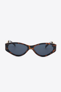 Thumbnail for Chain Detail Temple Cat Eye Sunglasses