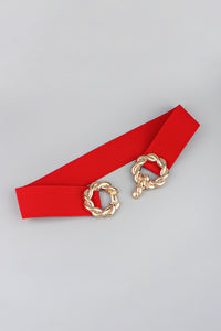Thumbnail for Zinc Alloy Buckle Elastic Belt