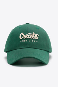 Thumbnail for CREATE NEW LIFE Adjustable Cotton Baseball Cap