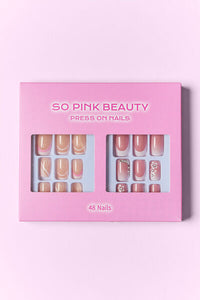 Thumbnail for SO PINK BEAUTY Press On Nails 2 Packs