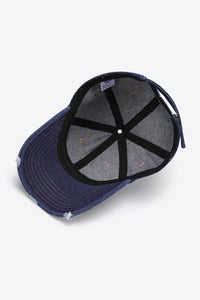 Thumbnail for Distressed Adjustable Baseball Cap