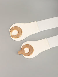 Thumbnail for Alloy Buckle Elastic PU Belt