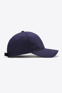Thumbnail for Plain Adjustable Cotton Baseball Cap