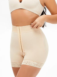 Thumbnail for Full Size Lace Detail Hook-and-Eye Shaping Shorts