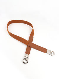 Thumbnail for Zinc Alloy Buckle Elastic PU Belt