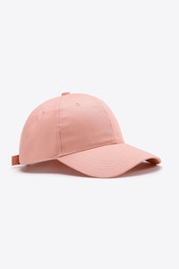 Thumbnail for Plain Adjustable Cotton Baseball Cap