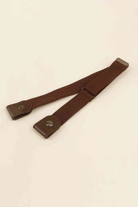 Thumbnail for PU Elastic Snap Closure Belt
