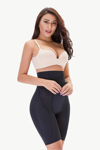 Thumbnail for Full Size High Waisted Pull-On Shaping Shorts