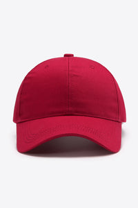 Thumbnail for Plain Adjustable Cotton Baseball Cap