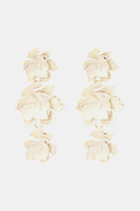 Thumbnail for Flower Shape Zinc Alloy Dangle Earrings