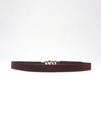 Thumbnail for Zinc Alloy Buckle Elastic PU Belt