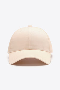Thumbnail for Plain Adjustable Cotton Baseball Cap
