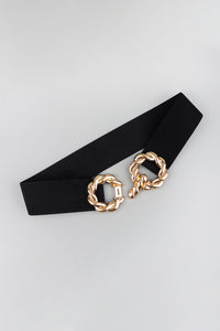 Thumbnail for Zinc Alloy Buckle Elastic Belt