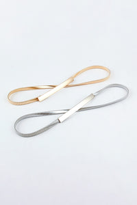 Thumbnail for Elastic Iron Skinny Belt
