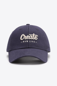 Thumbnail for CREATE NEW LIFE Adjustable Cotton Baseball Cap