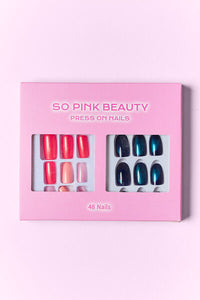 Thumbnail for SO PINK BEAUTY Press On Nails 2 Packs