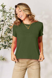 Thumbnail for Basic Bae Full Size Round Neck Short Sleeve T-Shirt