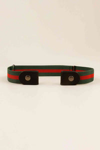 Thumbnail for PU Elastic Snap Closure Belt