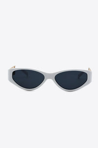 Thumbnail for Chain Detail Temple Cat Eye Sunglasses