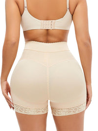 Thumbnail for Full Size Lace Detail Hook-and-Eye Shaping Shorts