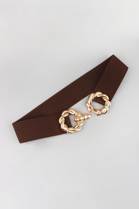 Thumbnail for Zinc Alloy Buckle Elastic Belt