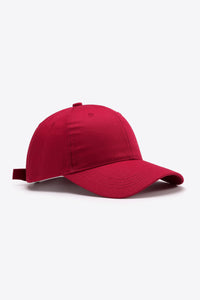 Thumbnail for Plain Adjustable Cotton Baseball Cap