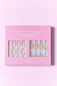 Thumbnail for SO PINK BEAUTY Press On Nails 2 Packs