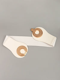 Thumbnail for Alloy Buckle Elastic PU Belt