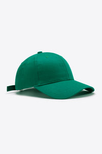 Thumbnail for Plain Adjustable Cotton Baseball Cap