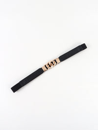 Thumbnail for Zinc Alloy Buckle Elastic PU Belt