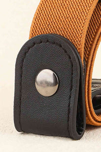 Thumbnail for PU Elastic Snap Closure Belt
