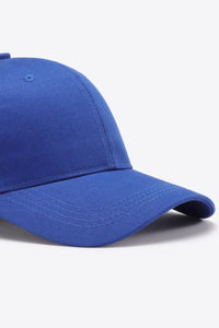 Thumbnail for Plain Adjustable Cotton Baseball Cap