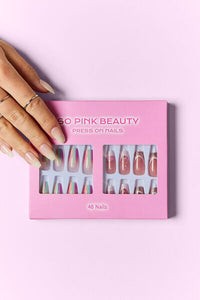 Thumbnail for SO PINK BEAUTY Press On Nails 2 Packs