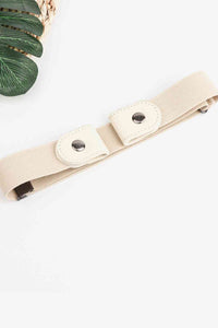 Thumbnail for PU Elastic Snap Closure Belt