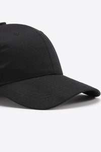 Thumbnail for Plain Adjustable Cotton Baseball Cap
