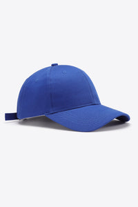 Thumbnail for Plain Adjustable Cotton Baseball Cap