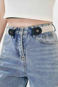 Thumbnail for PU Elastic Snap Closure Belt