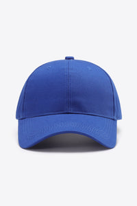 Thumbnail for Plain Adjustable Cotton Baseball Cap