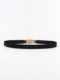 Thumbnail for Zinc Alloy Buckle Elastic PU Belt