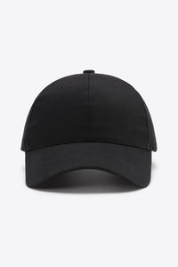 Thumbnail for Plain Adjustable Cotton Baseball Cap