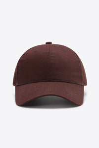 Thumbnail for Plain Adjustable Cotton Baseball Cap