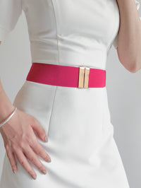 Thumbnail for Alloy Buckle Elastic Belt