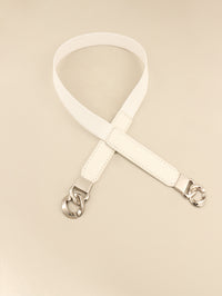 Thumbnail for Zinc Alloy Buckle Elastic PU Belt