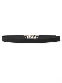 Thumbnail for Zinc Alloy Buckle Elastic PU Belt