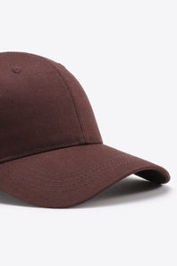 Thumbnail for Plain Adjustable Cotton Baseball Cap