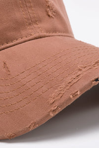 Thumbnail for Distressed Adjustable Baseball Cap