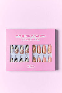 Thumbnail for SO PINK BEAUTY Press On Nails 2 Packs
