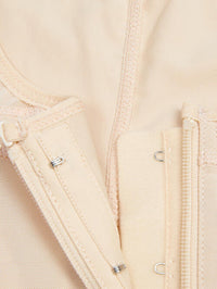 Thumbnail for Full Size Zip Up Lace Detail Long Sleeve Shapewear