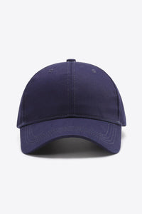 Thumbnail for Plain Adjustable Cotton Baseball Cap