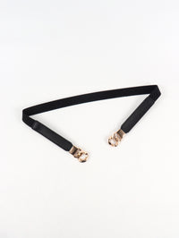 Thumbnail for Zinc Alloy Buckle Elastic PU Belt